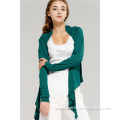 Fashion Women Cardigan Bamboo Fiber 30% Combed Cotton Cardigan Ladies Female Elegant Women Sweater Solid Color Long Sleeves Thin